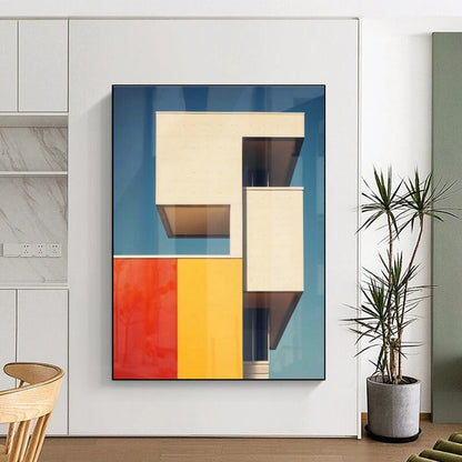 Geometric Architecture Abstract Art for Architectural Firm & Modern Art Café DLZ1944