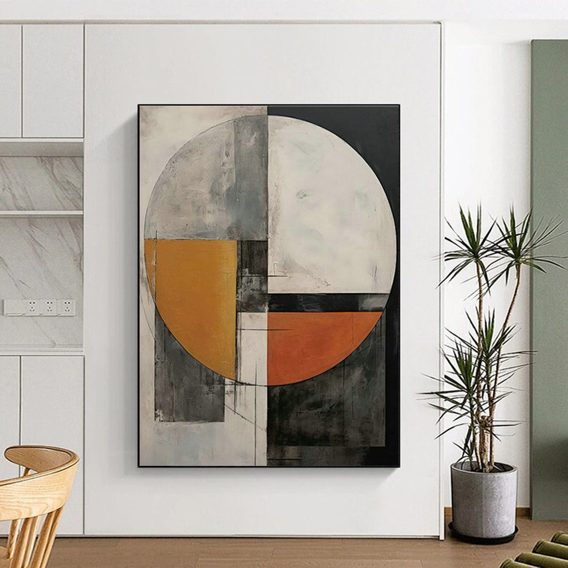 Geometric Abstract Art 2 for Living Room & Office DLZ0378