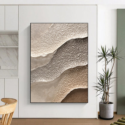 Neutral Textured Waves for Modern Office Reception & Luxury Hotel Lobby STSC945