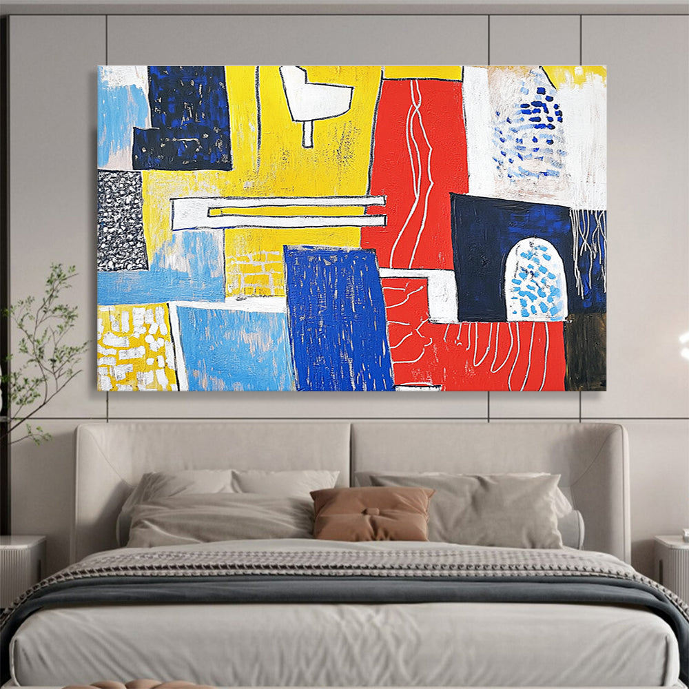 Black and White Geometric Shapes: Timeless Design for Museums & Dining Rooms SC516