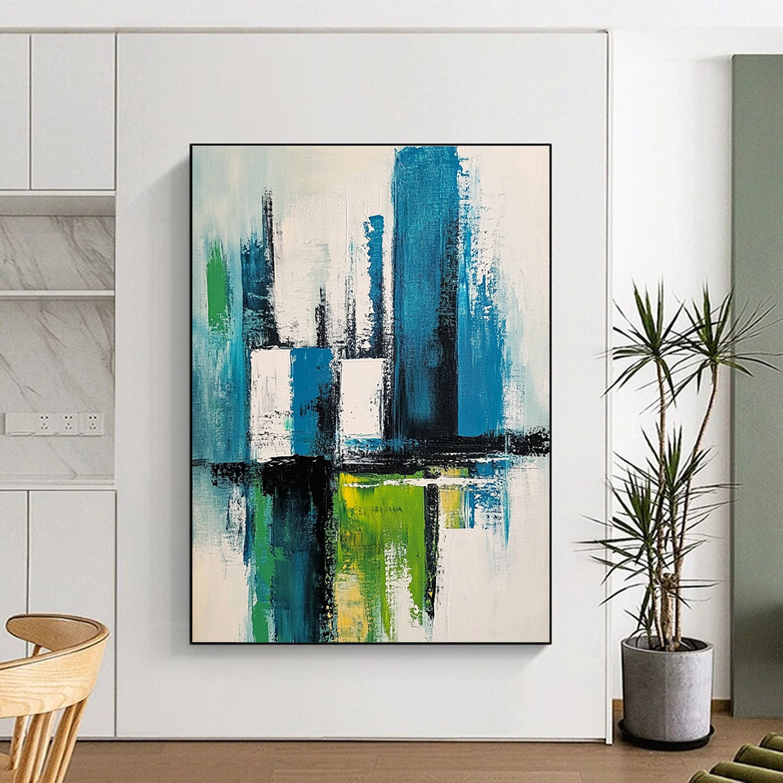 Colorful City Abstract for Urban Apartment & Creative Studio STSC281