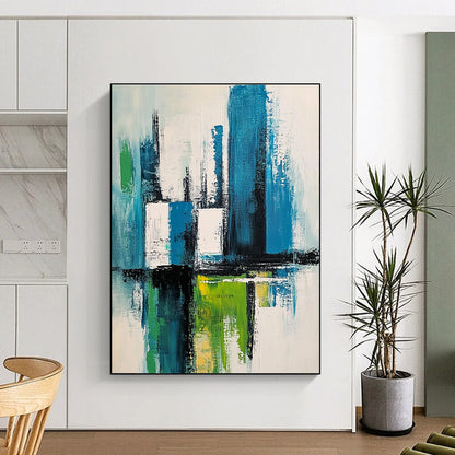 Colorful City Abstract for Urban Apartment & Creative Studio STSC281