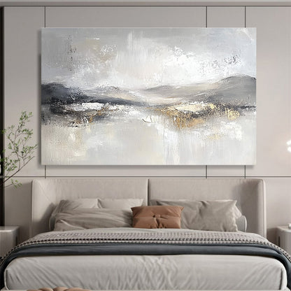 Gray Tonal Landscape Art for Industrial - Chic Café & Monochrome Art Gallery SC083