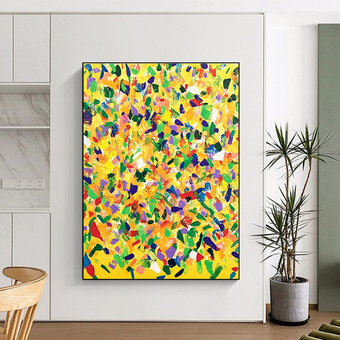 Colorful Confetti - Like Painting for Party - Themed Room & Creative Office STSC1269