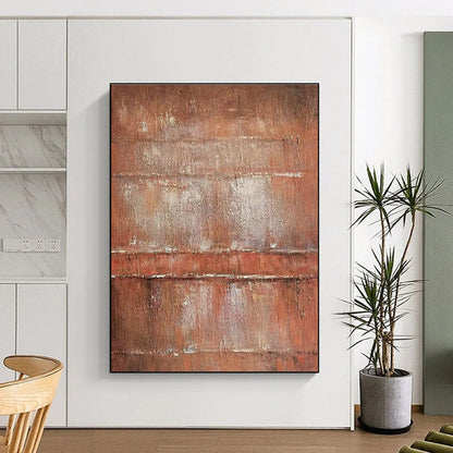 Brown - White Abstract Art for Living Room & Cottages DLZ0326