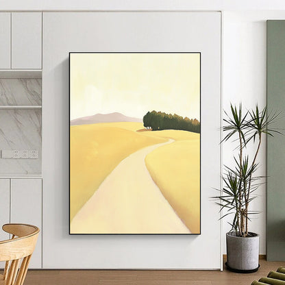 Yellow Field Path for Countryside - Style B&B & Minimalist Living Room STSC1167