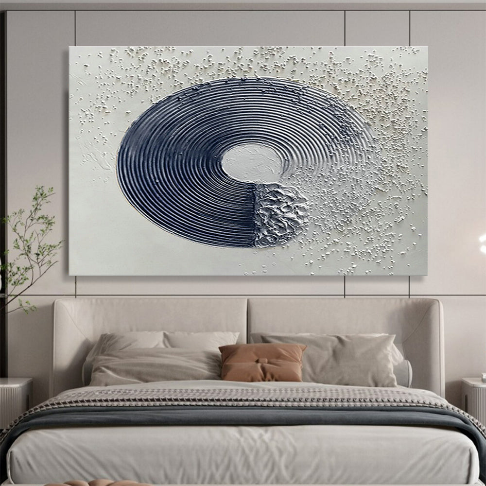 Circular Texture Relief Art for Modern Art Gallery Sculpture Corners DLZ2595