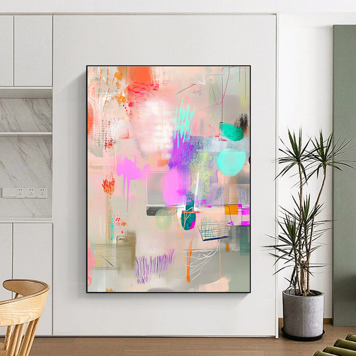 Autumnal Birch Trees Art for Cozy Living Room & Nature Gallery STSC1025