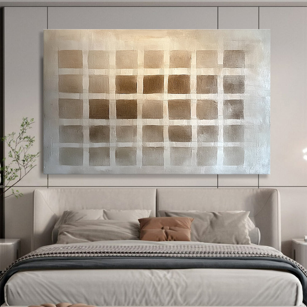 Abstract Geometric Landscape: Perfect for Modern Farmhouse & Art Café Decor SC530
