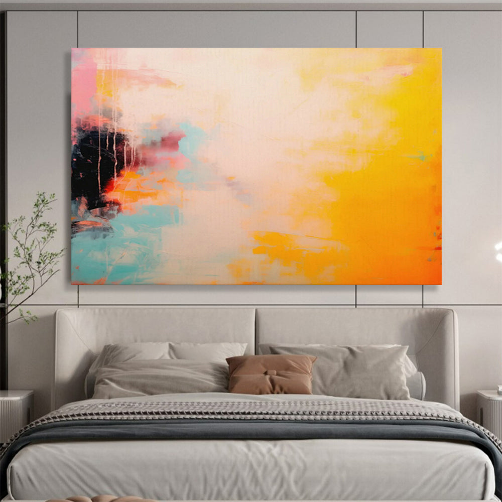 Colorful Abstract Blocks Art for Vibrant Studio Space DLZ2855