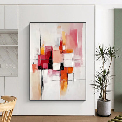 Geometric Abstract Composition for Contemporary Gallery & Minimalist - Inspired Office STSC582