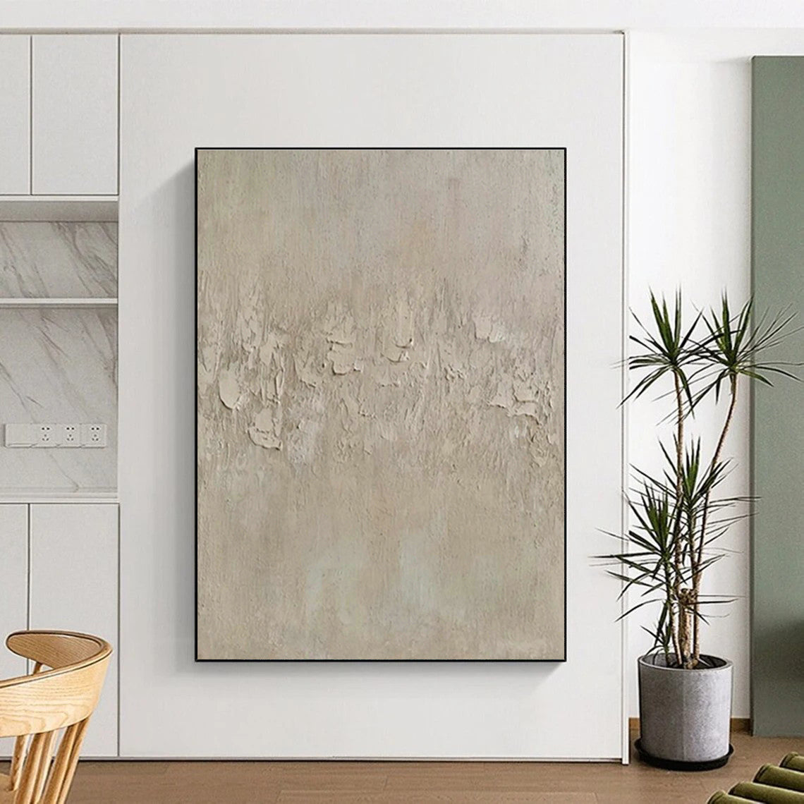 Light Gray Textured Abstract for Minimalist Hallway & Monochrome Spa DLZ0905