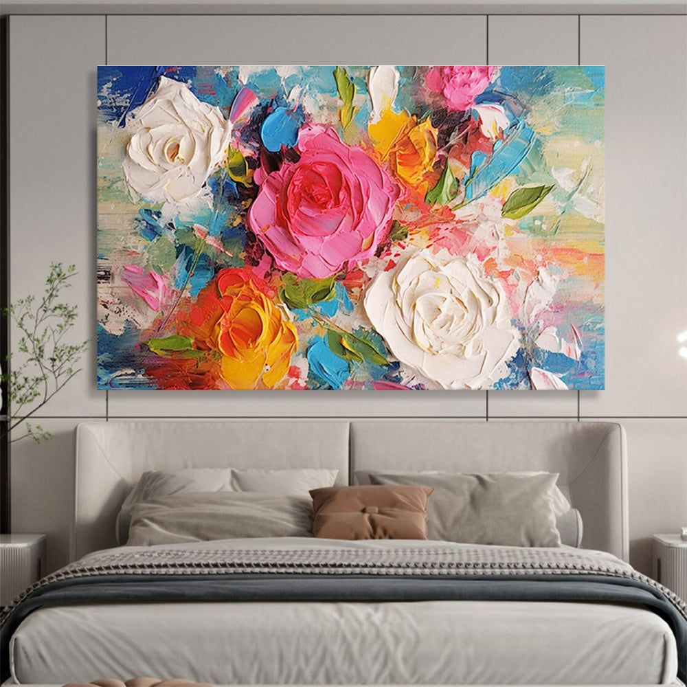 3D Floral Relief Art for Romantic Wedding Venue Ceremony Backdrops DLZ3268