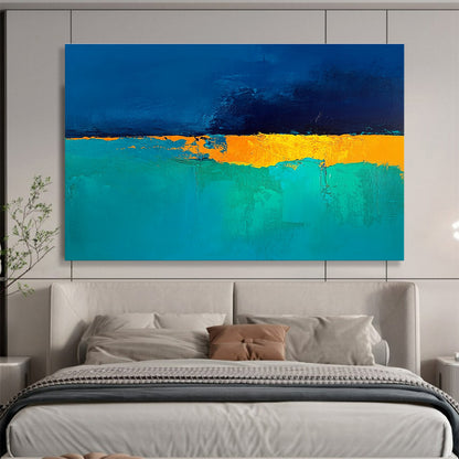 Bold Color Blocks Art for Creative Studio & Modern Office Reception SC524