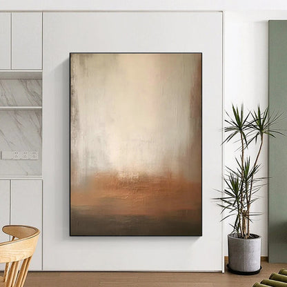 Warm Gradient Abstract Art for Cozy Reading Nook & Rustic Bistro DLZ0831