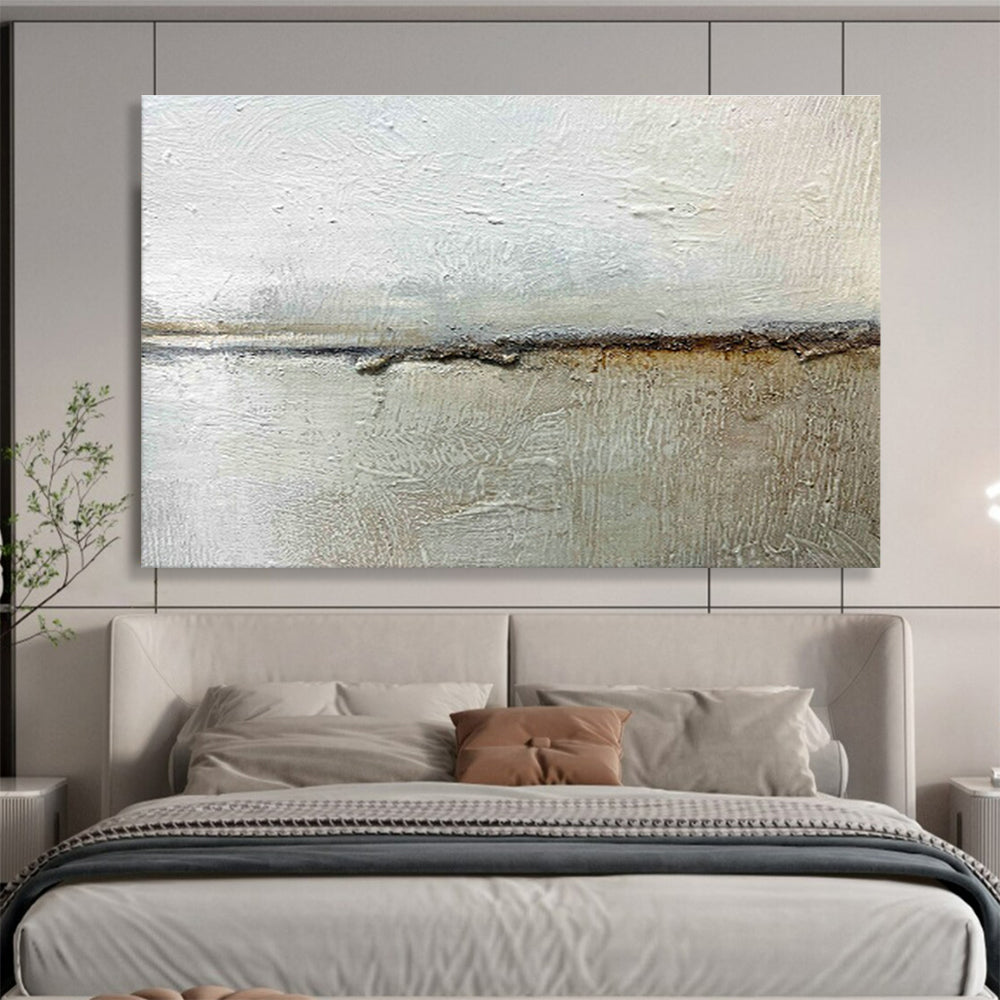 Gray - White Rust - Accent Art for Industrial - Chic Bar Wall Spaces DLZ3138