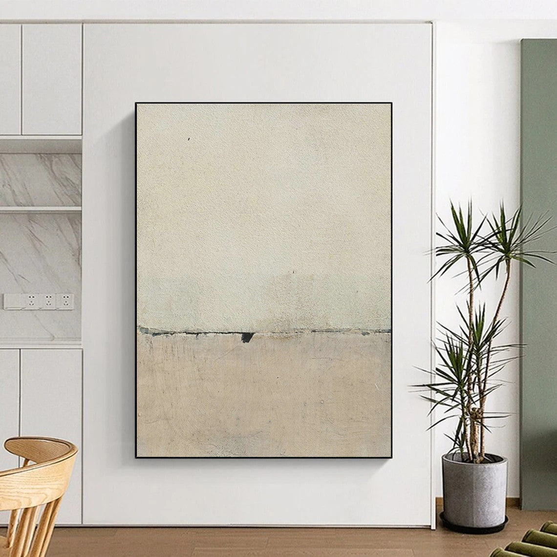 Subtle Abstract Texture Art for Zen Meditation Space & Modern Art Gallery DLZ1427