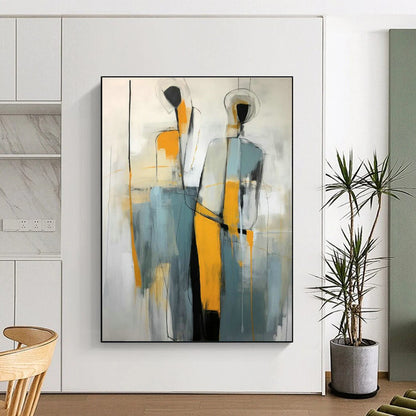 Abstract Figure Art for Contemporary Home Hallways DLZ0285