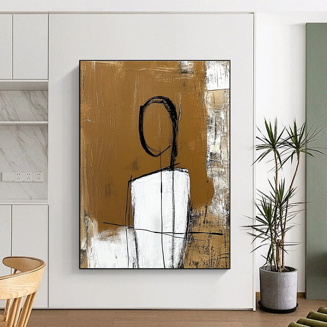 Minimalist Abstract Figure Art for Studio & Corridor STSC050