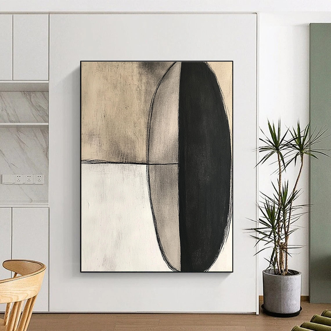 Minimalist Shape Art for Gallery & Lounge STSC663