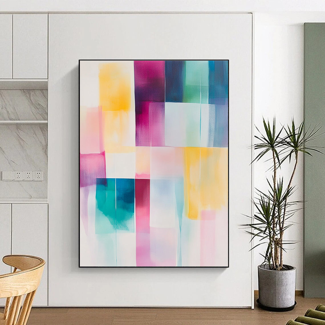 Color Block Abstract for Modern Home & Art - Centric Retail Store STSC804