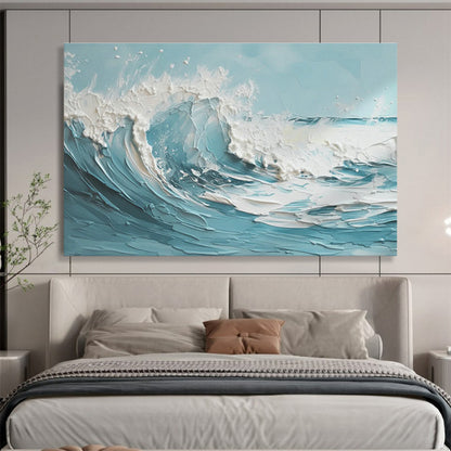 Wave Relief Abstract Art for Nautical - Inspired Hallways DLZ2426