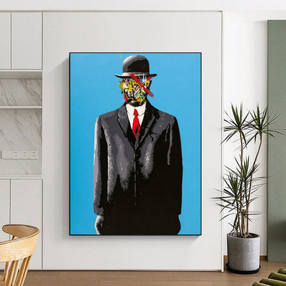 Graffiti - Masked Figure Art for Urban Loft & Street Art Gallery DLZ2096