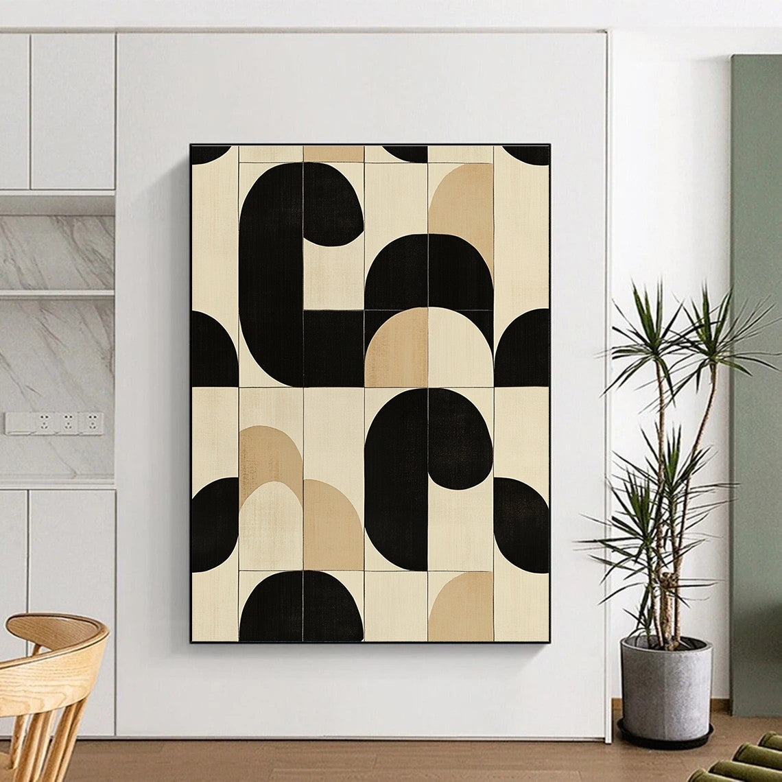 Geometric Pattern Art for Modern Office & Minimalist Living Room STSC1102