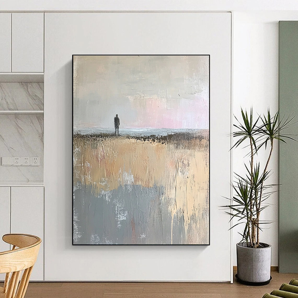 Solitary Figure by the Sea for Bedroom & Meditation Room STSC101
