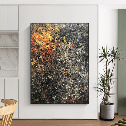Textured Autumn Abstract for Rustic Cabin & Cozy Library STSC625