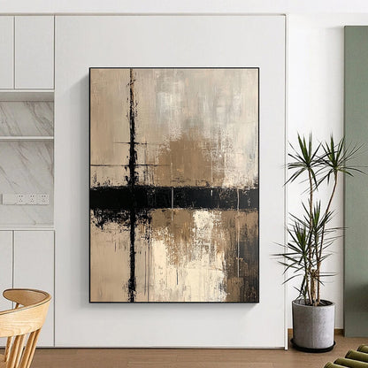 Textured Neutral Abstract for Creative Studio & Rustic - Modern Home STSC437