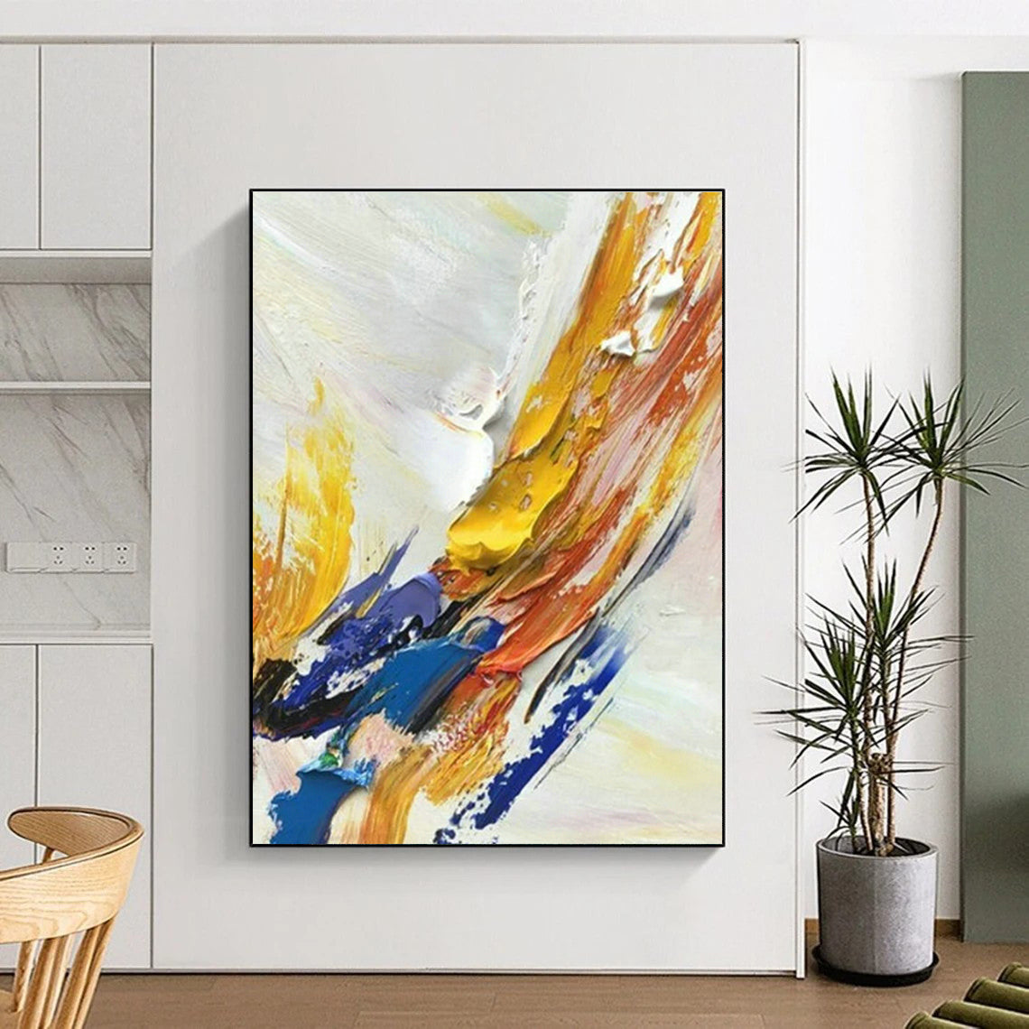 Vibrant Colorful Abstract Art for Bohemian Bedroom & Art Gallery Café DLZ1446