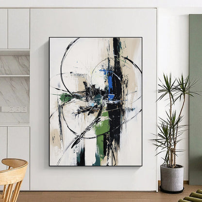 Energetic Abstract Lines for Artistic Studio & Music - Inspired Lounge STSC827