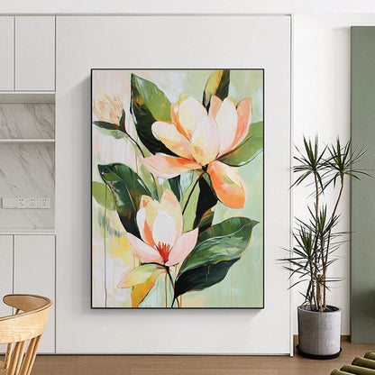Peach - Colored Flower Blooms for Feminine Bedroom & Charming Café STSC355