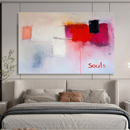 Abstract “Souls” Art for Contemporary Art Gallery & Spiritual - Themed Café SC139