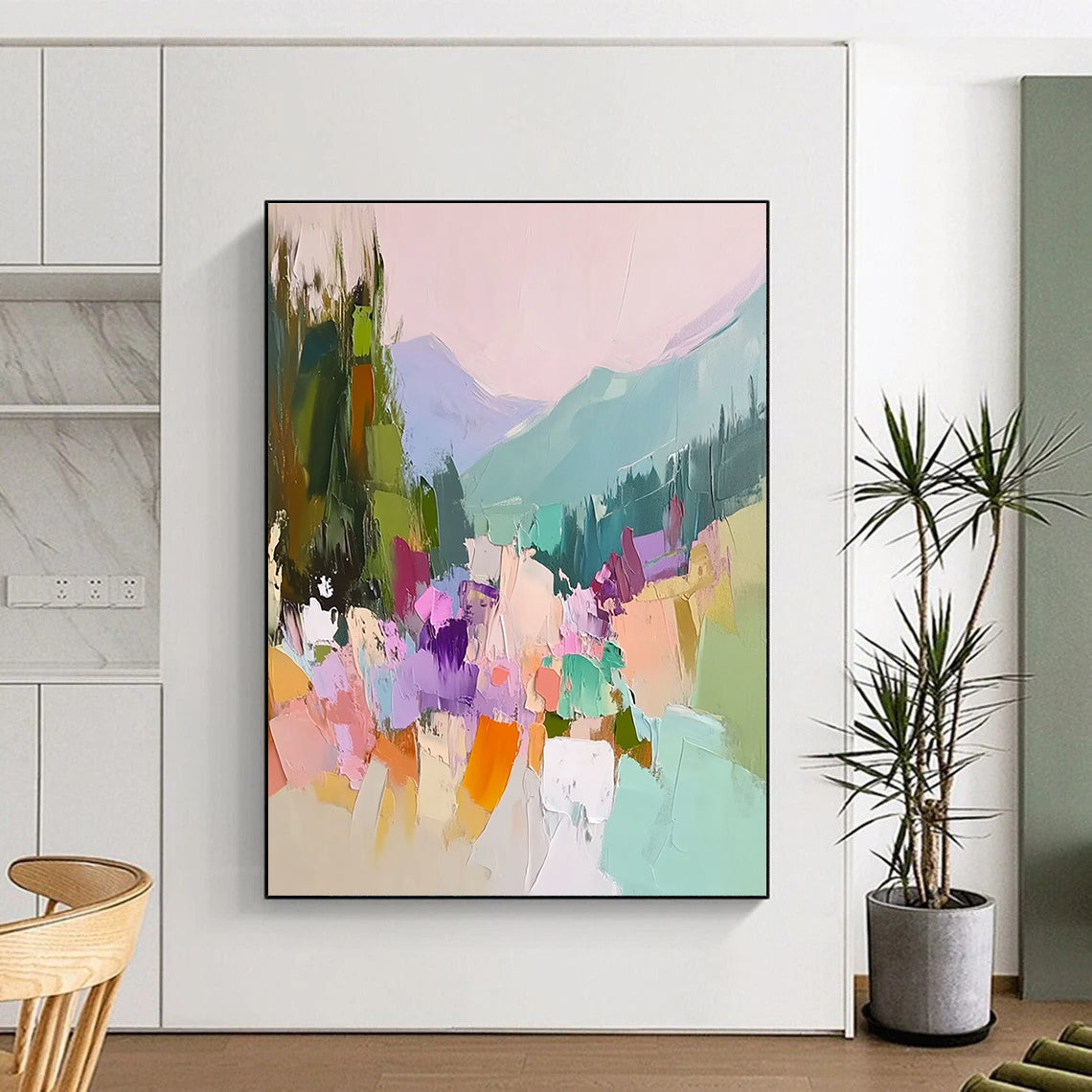 Colorful Mountain Village for Nursery & Creative Studio STSC104