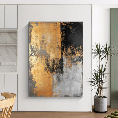 Gold and Black Abstract for Industrial - Chic Loft & High - End Boutique STSC576