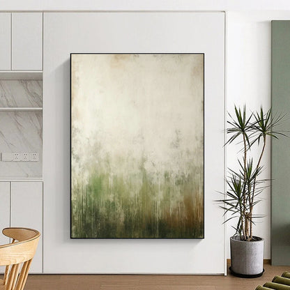 Green - Gradient Abstract Art for Yoga Studio & Forest Retreat Cabin DLZ0847