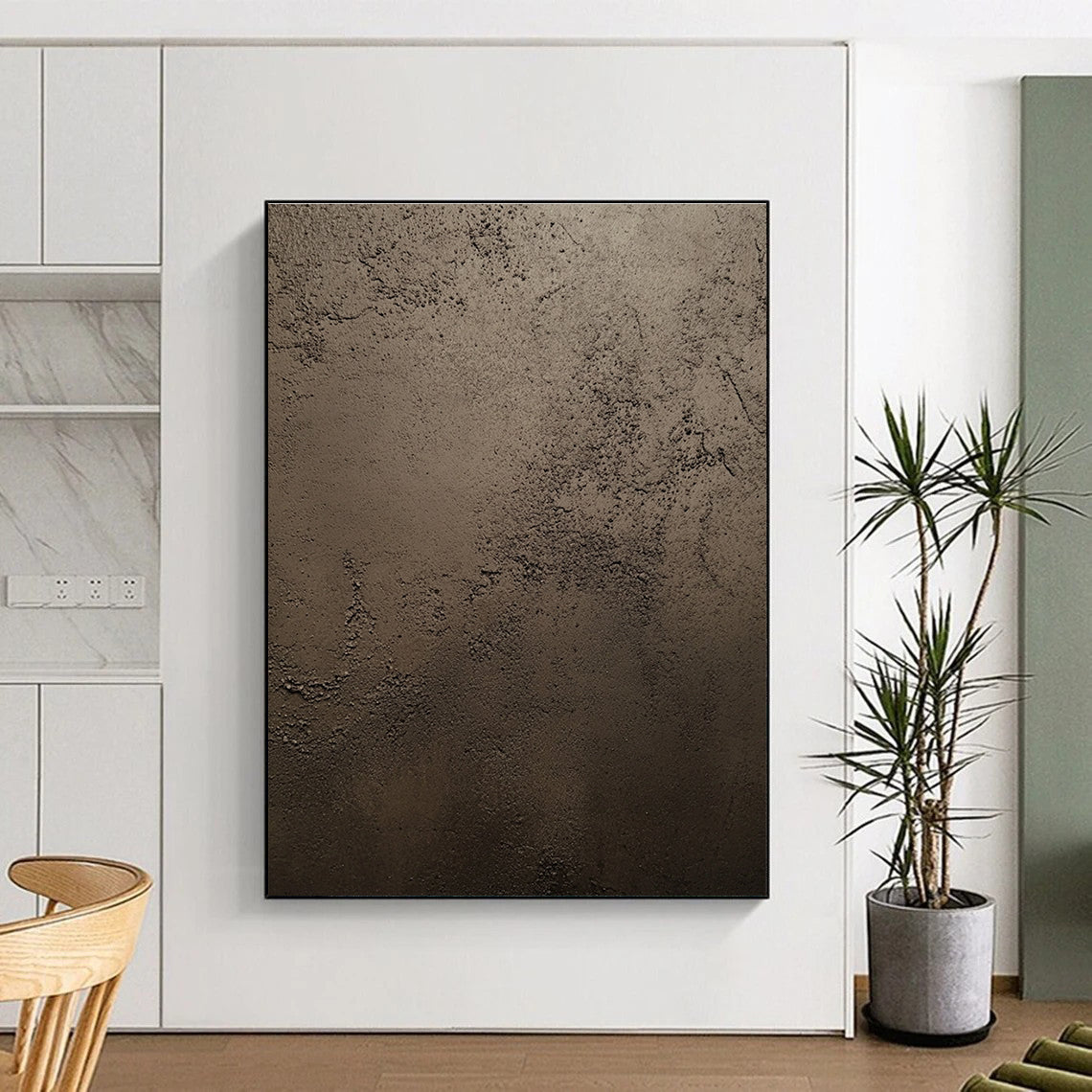 Textured Brown Background for Industrial - Style Loft & Art Studio Backdrop STSC889