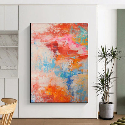 Colorful Abstract Art for Bohemian - Style Café Dining Walls DLZ0030