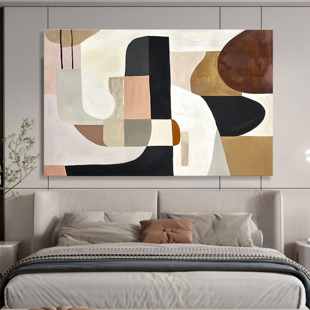 Geometric Shape Abstract Art for Contemporary Living Room & Design Studio SC352