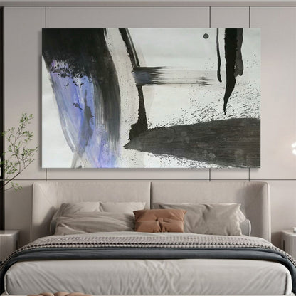 Ink Wash Abstract Art for Zen - Inspired Home Study Nooks DLZ3236