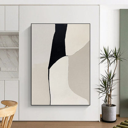 Monochrome Geometric Abstract for Industrial - Chic Loft & Architectural Studio STSC792