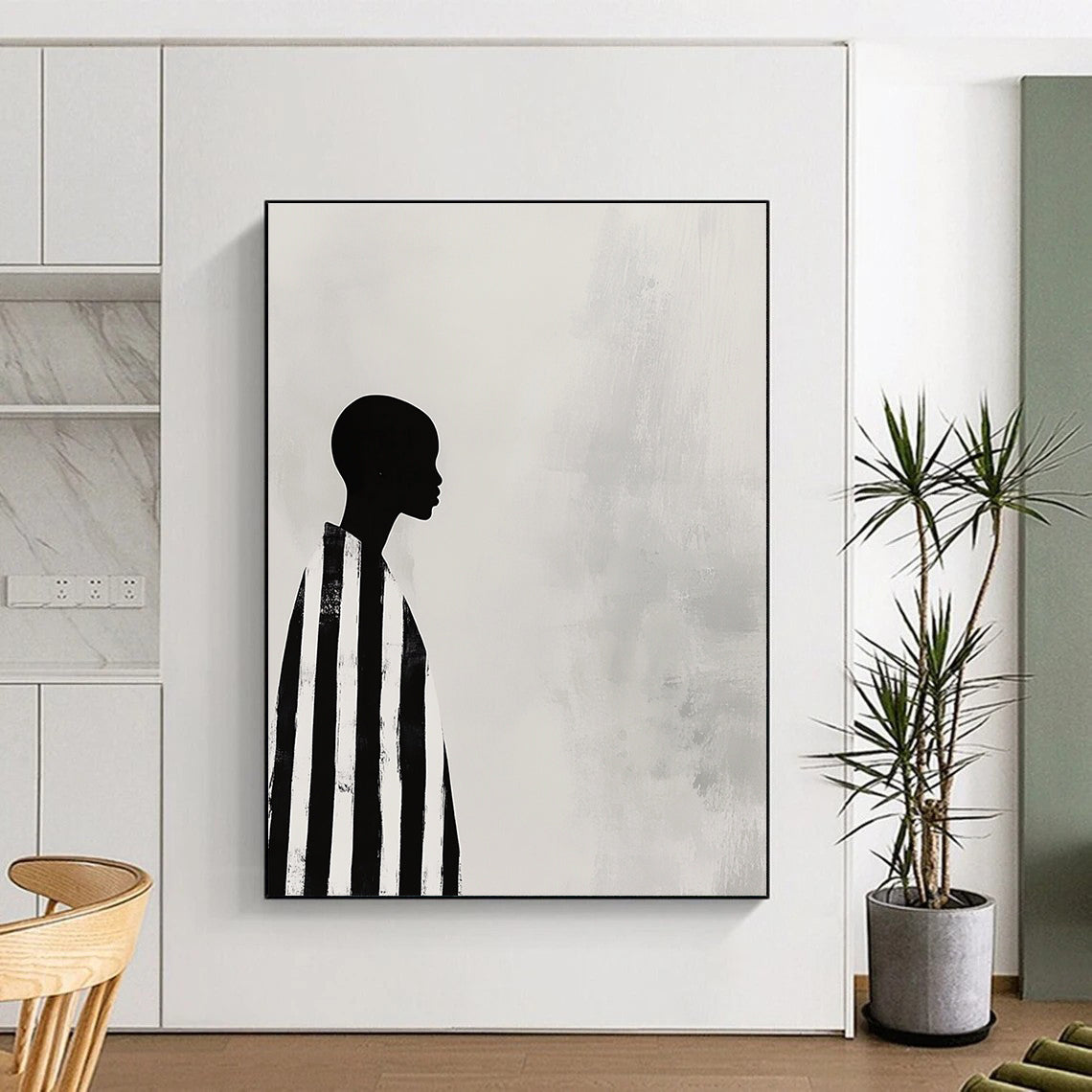 Silhouette with Stripes for Fashion Boutique & Urban Loft STSC1079
