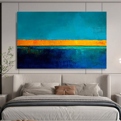 Horizon of Colors Art for Coastal Home Bedroom & Art Gallery Exhibition SC492