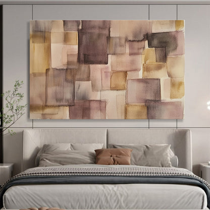 Warm Abstract Art for Cozy Living Room & Café Lounge SC620