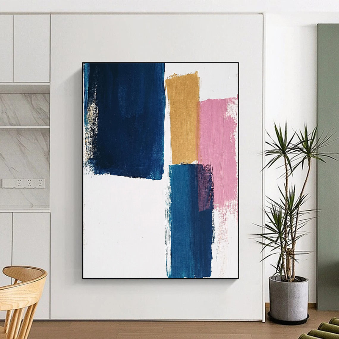 Colorful Abstract Blocks Art for Creative Studio & Playful Kids’ Room STSC1343