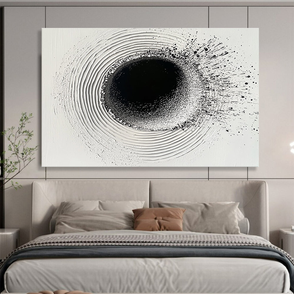 Black Hole Abstraction Art for Science - Themed Museum & Contemporary Office SC435