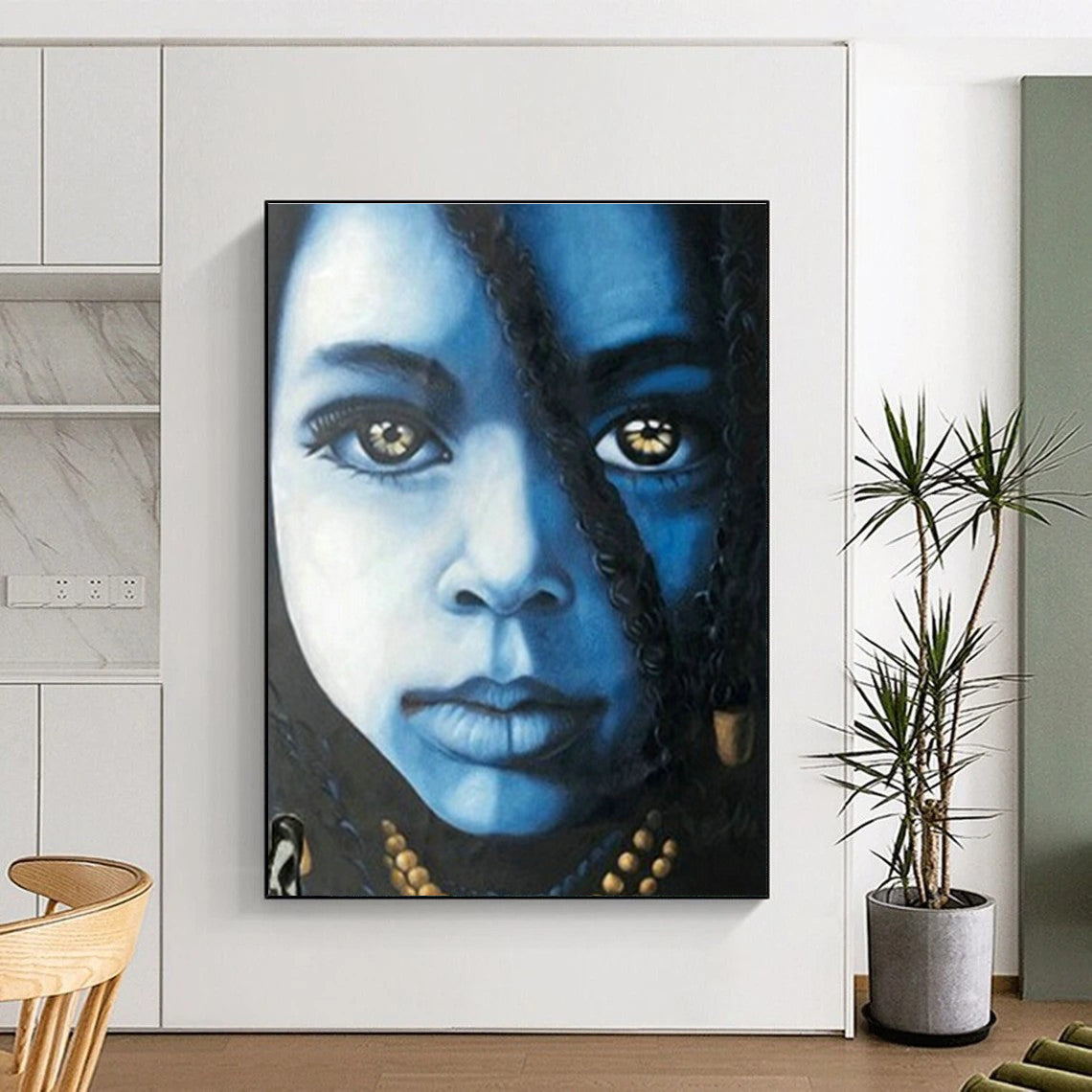 Portrait Oil Painting for Cultural Art Exhibition & Personal Home Family Room DLZ1609