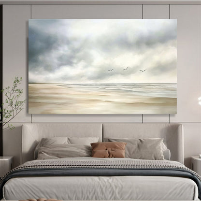 Serene Coastal Art for Seaside Cottage & Yoga Studio SC616